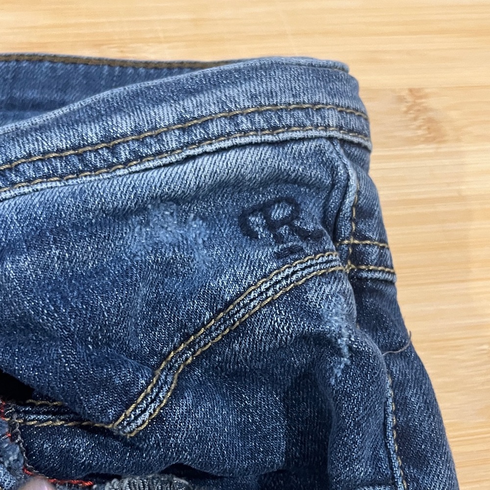 Distressed Blue Jeans - Picture 12 of 16